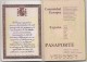 COMUNIDAD EUROPEA - ESPAÑA - SPAIN  PASSPORT - PASSEPORT - PASAPORTE - Historical Documents