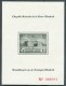 2 Feuillets Erinnophillie Dont BF Chapelle Musicale Reine Elisabeth, Perforation Couronne EL Et 1 Feuillet Pour Le Cente - Erinnophilie [E]