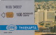 Telefonkarte Griechenland  Chip OTE   Nr.57  1994  Ø118  Aufl. 50.000 St. Geb. Kartennummer   343217 - Griechenland