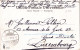 12322# LEVANT MOUCHON Obl JERUSALEM PALESTINE 1906 Pour LUXEMBOURG Cote 65 Euros - Lettres & Documents