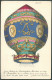 Luxembourg 2FR.50. Sc LUXEMBOURG 21-IV-1956 Sur Carte Ballon-Post  (Aerostatischen Maschine0) Vers Luxembourg  + Griffe - Par Ballon