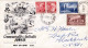 AUSTRALIEN 1951 - FIRST DAY COVER (FDC) Auf Schmuckbrief 4 Fach Frankiert Stempel Blackheath N.S.W. - Premiers Jours (FDC)