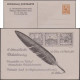 Autriche 1932. Entier Postal TSC, Philatelisten-tag St Pölten 1932. Plume, église Des Franciscains, Timbre Sur Timbre - Gänsevögel