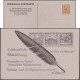 Autriche 1932. Entier Postal TSC, Philatelisten-tag St Pölten 1932. Plume, église Des Franciscains, Timbre Sur Timbre - Oies