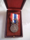 Médaille Police Française Argent Gravée Par L Coudray Ministère De L´Intérieur Dans Son écrin D´origine - Police & Gendarmerie