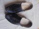 Delcampe - Ancien - Paire De Sabots En Bois Et Cuir Noir - Shoes