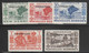 NOUVELLES-HEBRIDES - 1953 - YVERT TAXE N° 26/30 * MLH - COTE = 37 EUROS - Portomarken