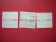 LOT DES 3 TICKETS D'ENTREE DE CINEMA  CVL PALACE  ROMORANTIN  2007 - Tickets D'entrée