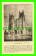 NEW YORK CITY, NY - CATHEDRAL OF ST JOHN THE DIVINE - THE WEST FRONT - PUB. BY LAYMEN'S CLUB, 1922 - - Chiese