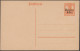 Belgique 1917. Carte Provisoire Avec Double Surcharge (n° 14). Surcharges Légèrement Superposées - Deutsche Besatzung