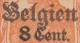 Belgique 1917. Carte Provisoire Avec Double Surcharge (n° 14). Surcharges Légèrement Superposées - Deutsche Besatzung
