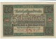 Germany #67a, 10 Mark 1920 Banknote Currency - 10 Mark