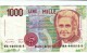 Italy #114a, 1000 Lire 1990 Banknote Currency - 1000 Lire