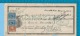 Danville  Quebec 1926 Cheque $1200 (Pay To The Order + War Tax FWT12 8 Cents,  And 2 X FX43 20 Cents ) 2 Scan - Cheques & Traveler's Cheques