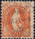 Heimat NE (Le) LOCLE 1901-03-02 Voll-Stempel Auf 20Rp Stehende Helvetia Zu#66D - Oblitérés