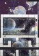 Comet Halley 1986 Südafrika Ciskei 87/6 ZD,KB,216+Block 7 ** 45€ Hoja Philatelic M/s Space Se-tenant Bf South Africa RSA - Neufs