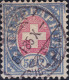 Heimat GE GENEVE SUC. GAR. 1885-06-08 Auf 50Rp Telegraphen-Marke - Télégraphe