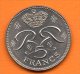 MONACO-  1977  5 Frs  Rainier III  En Cupro-nickel ( Tirage 14 500 )(2) Cat  Gadoury N°153  Tres Bon état - 1960-2001 Nouveaux Francs