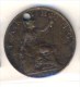 MONNAIE ANGLAISE  EDOUARD VII # FARTHING 1903 # PERCEE - Other & Unclassified