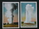 Ref3123 WA Lot De 13 Cartes Sur Le Parc De Yellowstone Park En Amérique Du Nord - Grand Canyon Geyser - Yellowstone