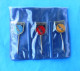 DIVING CLUB DAKOVIIC Croatian Lot Of 3.old Pin Badge Scuba Dive Diver Plongee Tauchen Immersione Anstecknadel Distintivo - Tauchen