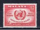 MAL+ Malaya 1958 Mi 6-7 Mvlh ECAFE - Federated Malay States