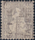 Schweiz GE Genève 1879-01-31 Fahrpost-Stempel Auf Zu#42 Grau 40Rp. Sitzende Helvetia - Used Stamps