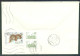 RUSSIA 1996 COVER Used NORTH LAND BASE STATION NANSEN ARCTIC EXPLORER NORGE NORWAY NOBEL PRISE HELICOPTER NORD Mailed - Stazioni Scientifiche E Stazioni Artici Alla Deriva