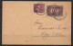 S321.-.GERMANY INFLATION CARD .-. 100  MARKS STAMPS.-. STUTTGART  8-JUL-23 - Briefe U. Dokumente