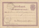 Netherlands Postal Stationery Ganzsache Entier (Antwoord Betaald) PURMEREND 1873 To MONNICKENDAM (2 Scans) (2 Scans) - Postal Stationery