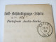 Post Behändigungs - Schein Erfurt 1869 Portofreie Justiz - Sache. 2 Stück. Postdokumente Altdeutschland - Briefe U. Dokumente