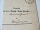 Post Behändigungs - Schein Erfurt 1869 Portofreie Justiz - Sache. 2 Stück. Postdokumente Altdeutschland - Covers & Documents