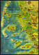 Landkarte Insel Sylt Und Umgebung - Gelaufen - Landkarten