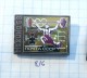MEXICO 68 Weightlifting Haltérophilie Gewichth Olympic Games Olympics, RUSSIA 1968 / Marque Stamp, Glass Mirror - Olympic Games