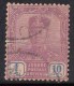 Johore Used 1922, 10c Wmk. Multi Script. Malaya, Malaysia, Cond., As Scan - Johore