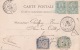 DUVAL 5c Et 15c Sur CP Affrt  Avec Timbres SUISSE  UTILISÉS En France - TAXE  - Chamonix Haute Savoie - Mer De Glace - 1859-1959 Lettres & Documents