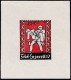 Schweiz Soldatenmarke 1939 Sanität Feld-Lazarett 17 Einerbögli Falz O.G. - Vignetten