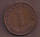 DEUTSCHES REICH 1 REICHSPFENNIG 1937 A - 1 Reichspfennig
