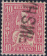 Heimat VS FINSHAUT 187? Langstempel Auf 10Rp Rot Sitzende Helvetia - Used Stamps