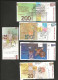 [NC] SLOVENIA - BANKA SLOVENIJE - 10 / 20 / 50 / 100 / 200 TOLARJEV (1992) - LOT Of 5 DIFFERENT BANKNOTES - Slovénie