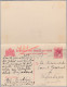 Niederlande 1918-III-22 Amsterdam Auf Doppelkarte Nach Kopenhagen - Postal Stationery