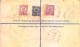 INDIA USED IN BURMA - 1932 REGISTERED POSTAL ENVELOPE BOOKED FROM ZIGON TO SOUTH INDIA, USE OF ADDITIONAL INDIAN STAMPS - Birmanie (...-1947)