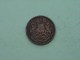 1835 - 1/2 One Half ANNA - East India Company / KM 447.1 ( Uncleaned Coin / For Grade, Please See Photo ) !! - Inde