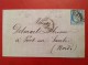 Lettre 1874  REIMS Pour PONT SUR SAMBRE (variété Timbre) - 1849-1876: Période Classique