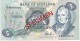 Bank Of Scotland 5 Pounds 1994. UNC SPECIMEN P-116 Signature B - 5 Pounds