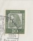 Berlin Brief EF Minr.202 Berlin 1.2.64 Perfin D.R.G. - Briefe U. Dokumente