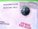 USA 2014 Cover To Nicaragua - Earth Globe - Round Stamp - Autres & Non Classés
