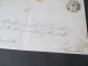 Altdeutschland Beleg Thurn Und Taxis Seltener Stempel Stotternheim 30.1. Mit Siegel! Toller Beleg!! - Cartas & Documentos