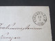 Altdeutschland Thurn Und Taxis Beleg Stempel Vieselbach 12.2.1861 Vorphila, Toller Beleg!!! Mit Siegel. - Cartas & Documentos