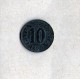 YUGOSLAVIA JUGOSLAVIJA  KINGDOM SHS  10 PARA 1920 ZINC COIN - Yugoslavia